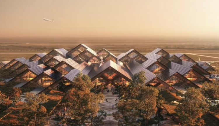 L'esclusivo design dell'aeroporto di Gelephu in Bhutan presentato alla Biennale di Architettura di Venezia