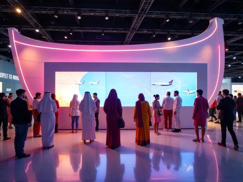 Qatar Airways presenta innovaciones culturales y tecnológicas en ATM Dubai 2025