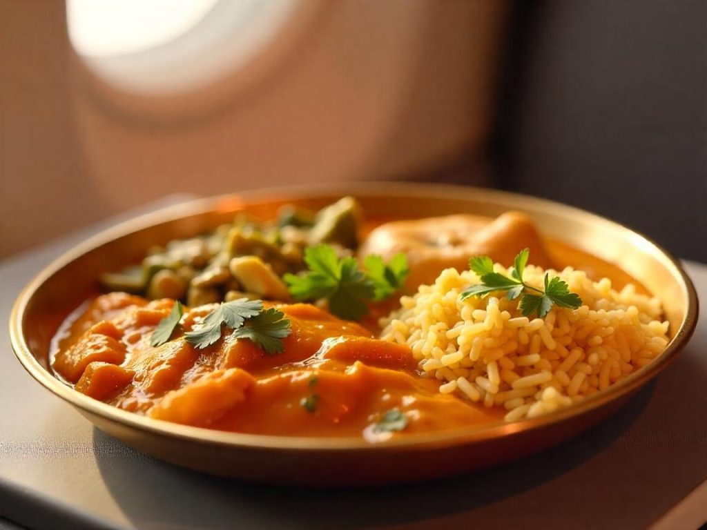 A Singapore Airlines redefine a experiência gastronómica indiana a bordo com novas opções de Thali
