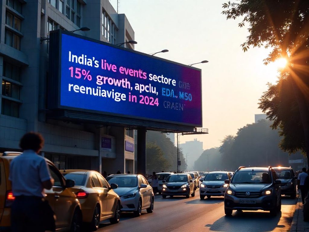 Indiens Live-Events-Sektor erfährt 15% Wachstum und Umsatzanstieg im Jahr 2024