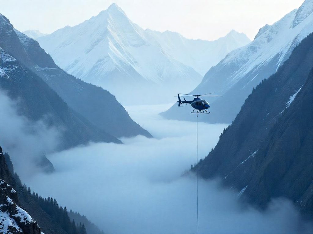 Neuer Hubschrauberdienst für die Kedarnath Yatra 2025 von Sonprayag aus gestartet