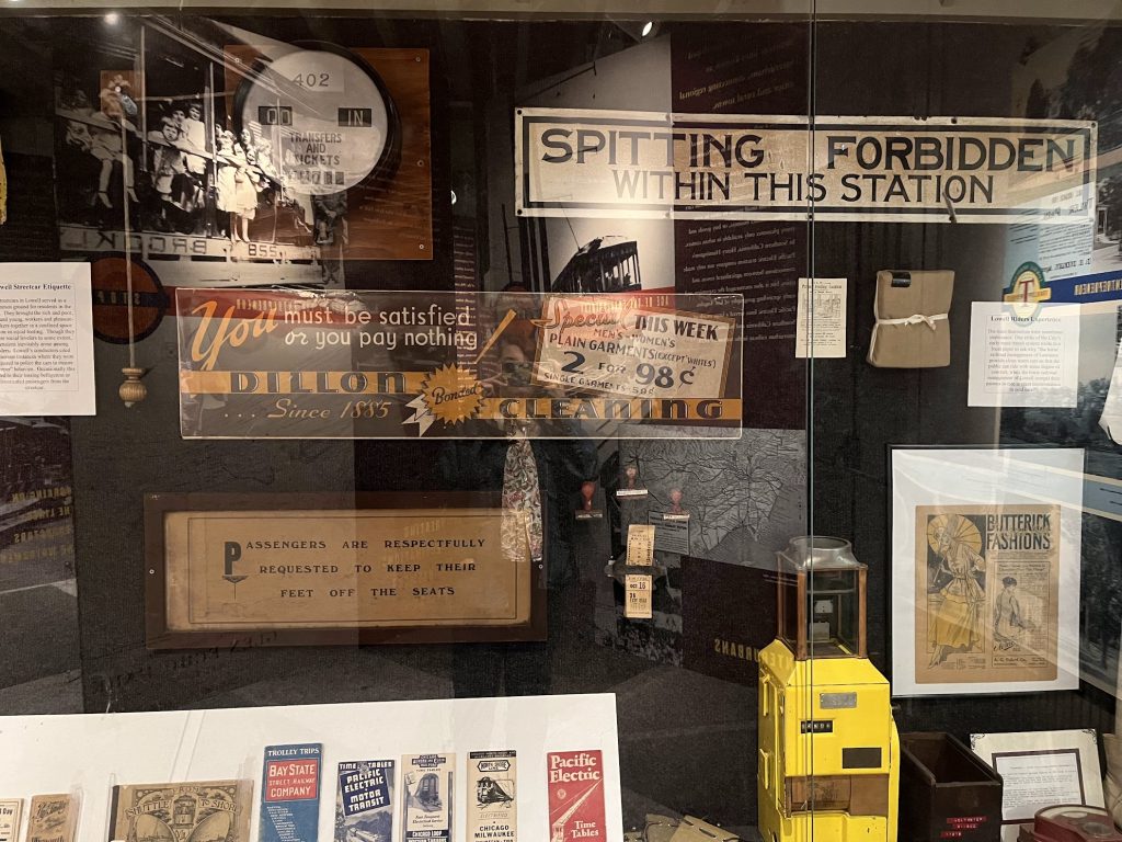 Exploring the Exhibits at the National Streetcar Museum in Lowell
