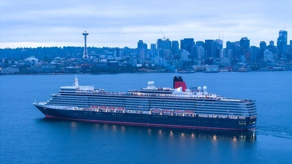 Navio de Cruzeiro Queen Elizabeth Embarca em Viagens Sazonais ao Alasca a Partir de Seattle